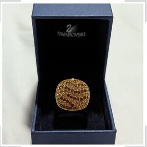 Swarovski Gold Crystal Ring